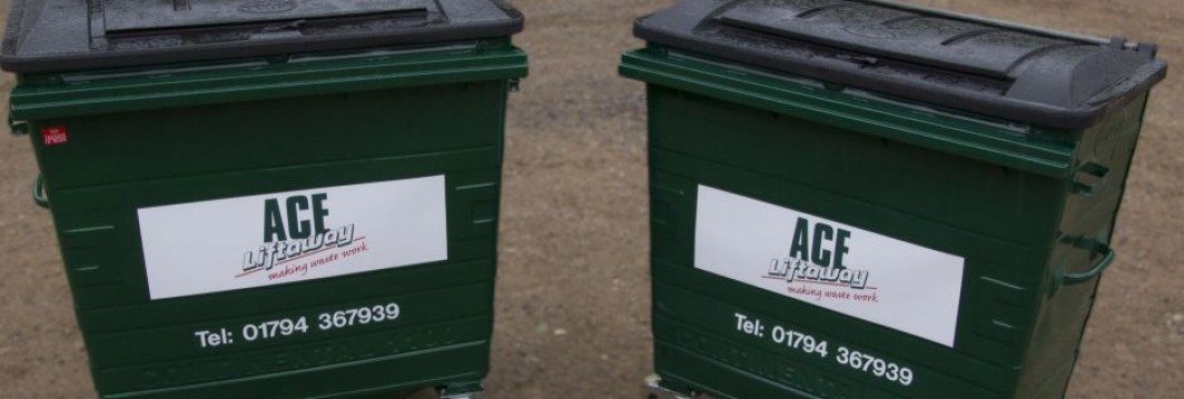 wheelie bins